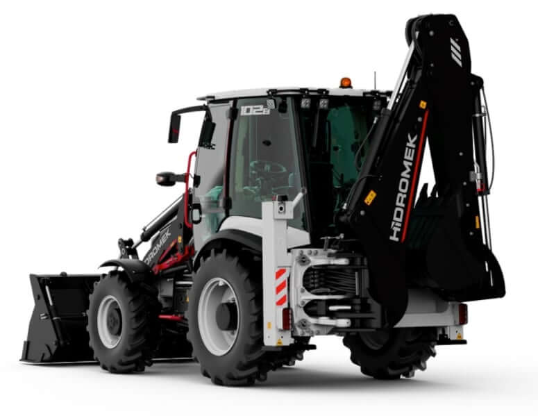 Размеры и вес экскаватора-погрузчика Hidromek 102B Alpha K4