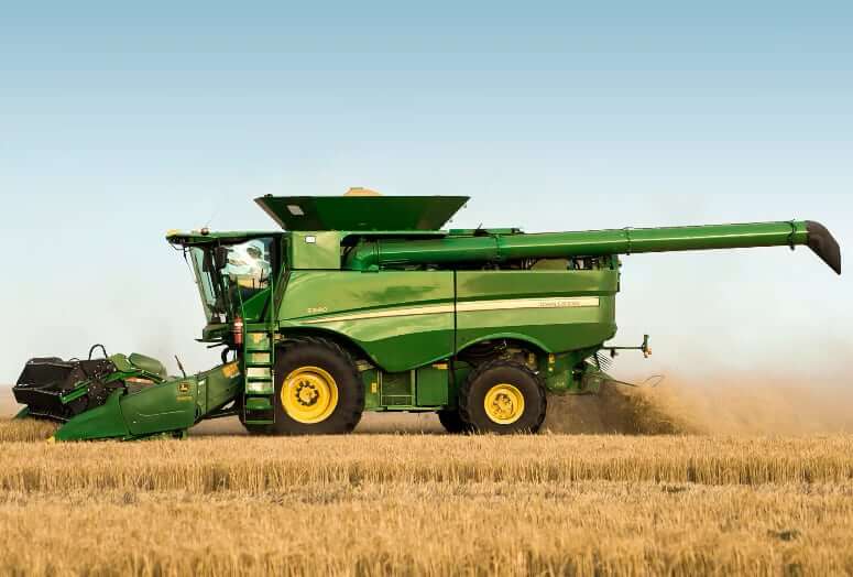 Габаритные размеры John Deere S680