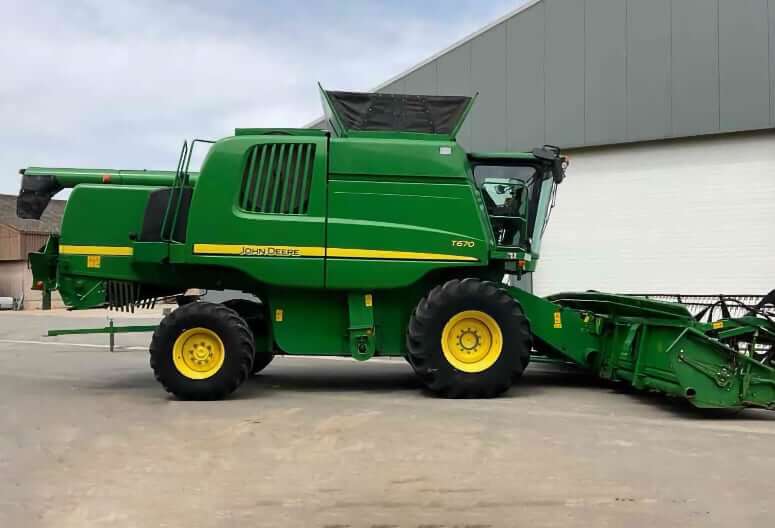Размеры, вес и технические характеристики John Deere T670