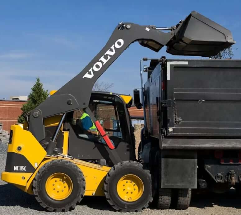 Грузоподъемность мини-погрузчика Volvo MC115C