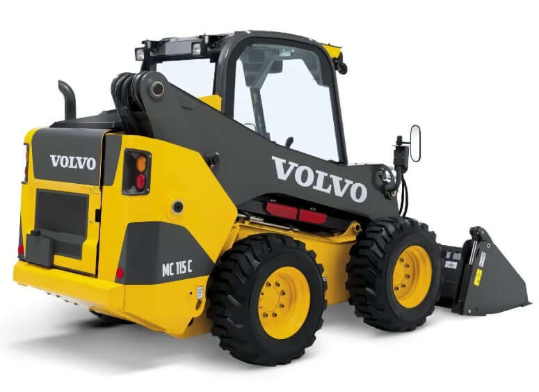 ТТХ ходовой части колесного мини-погрузчика Volvo MC115C